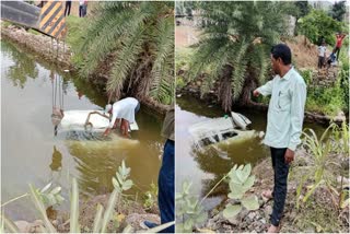 Car Fell into Deep Nullah