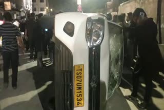 car accident by rash driving in hyderabad