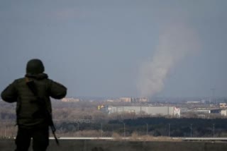 firing by russian in kherason