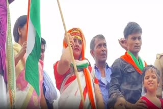 seema haider hoisted tricolor at her house