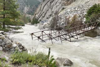 Valley Bridge Collapsed Uttarkashi