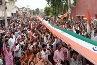 Tiranga Yatra in Bikaner