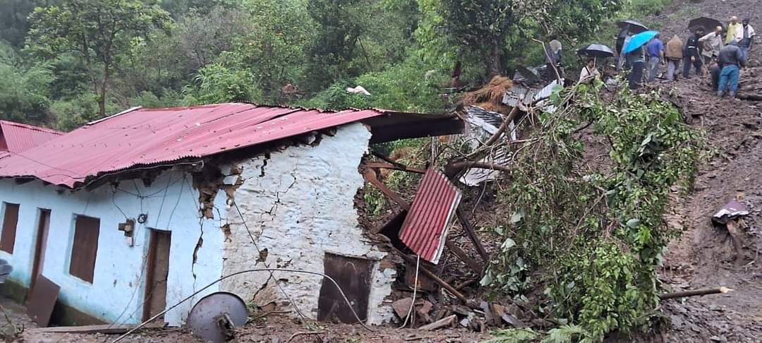 Cloudburst in Kandaghat Solan