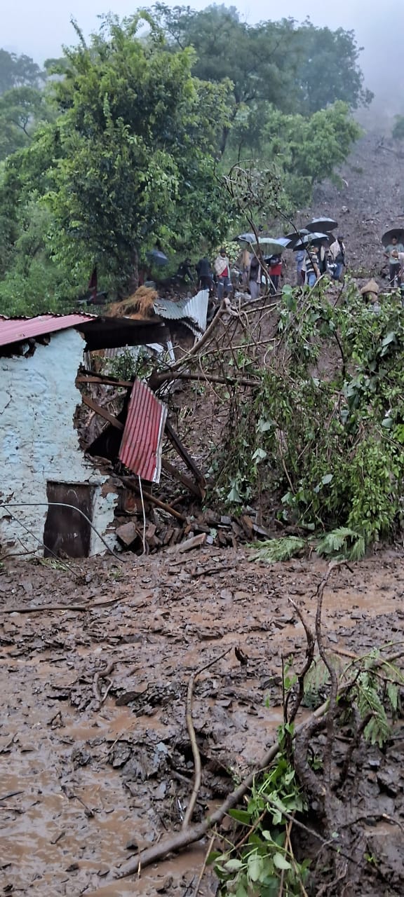 Cloudburst in Kandaghat Solan