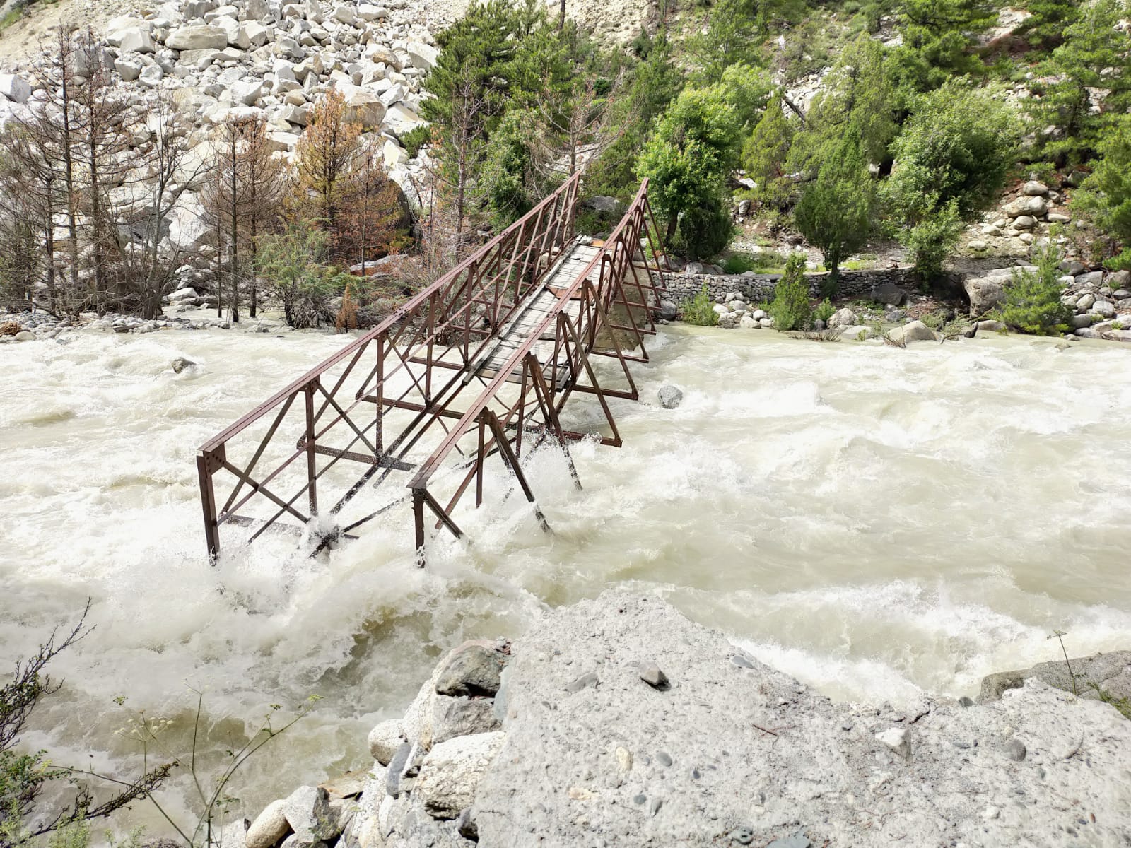 Uttarkashi Valley Bridge Collapsed