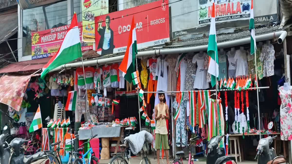 demand for silk flags is increasing in the market of lakhimpur as comparision to khadi