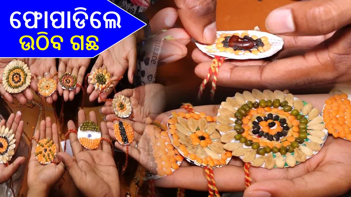 SEEDS RAKHI PREPARATION IN BBSR