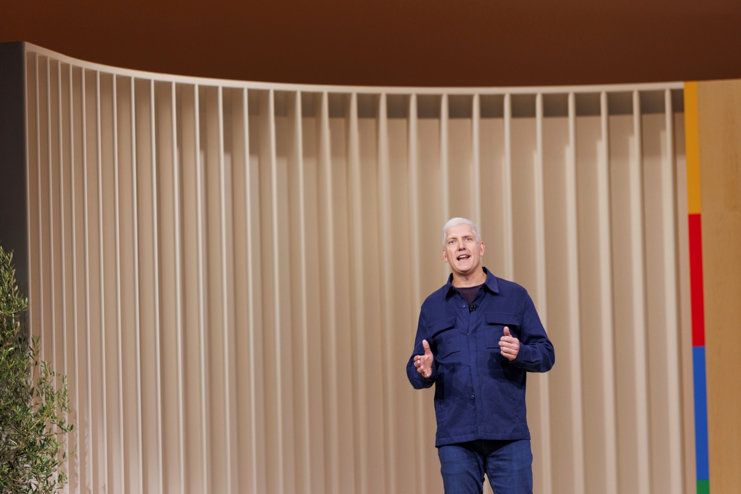 Google Senior Vice President of Platforms & Devices Rick Osterloh speaks at Made By Google to announce new products at Google on Tuesday, Aug. 13, 2024, in Mountain View, Calif.