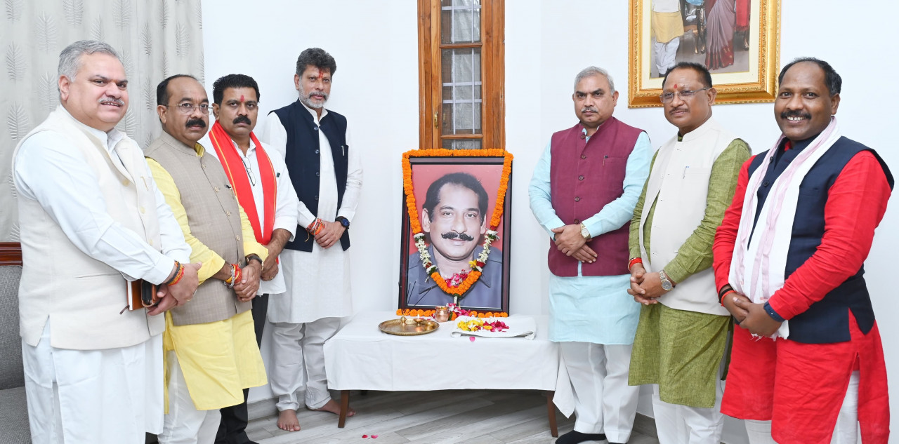 CM Sai paid tribute to late Dilip Singh Judev