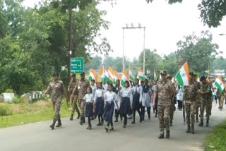 Tiranga yatra in Dantewada