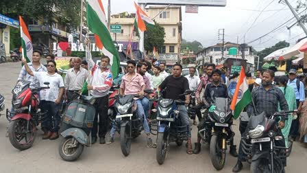 TIRANGA BIKE RALLY IN RANIKHET