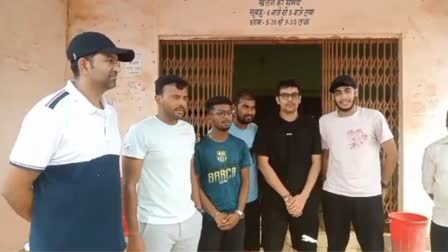 badminton players angry in Janjgir