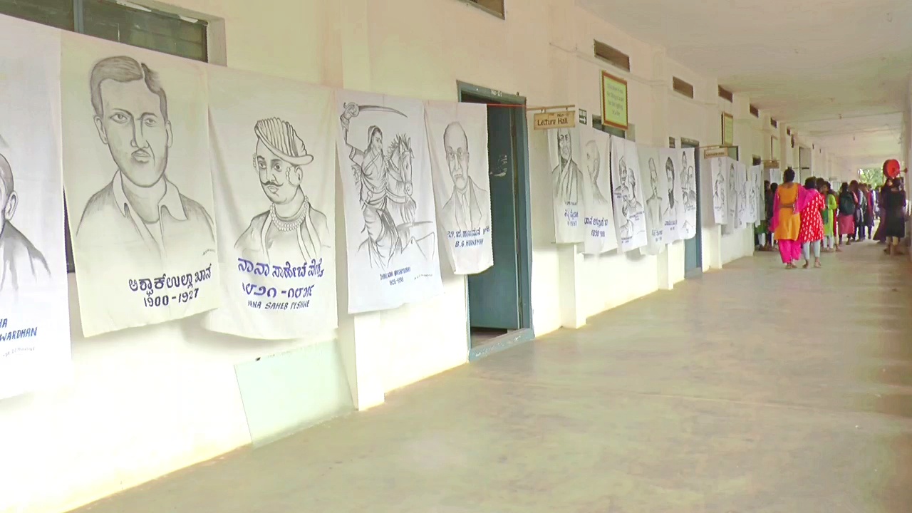 INDEPENDENCE DAY 2025 HAVERI FREEDOM FIGHTERS ಸ್ವಾತಂತ್ರ ಹೋರಾಟಗಾರರ ಭಾವಚಿತ್ರ