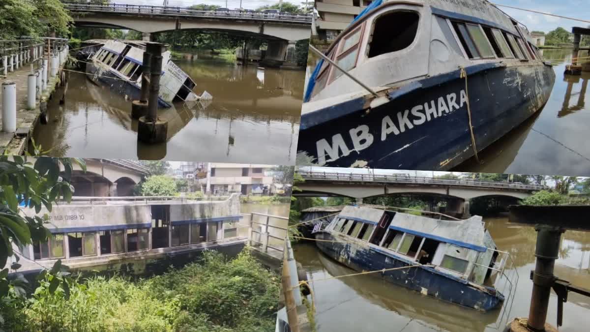 ഉല്ലാസ ബോട്ട് മുങ്ങി  dtpc boat  lake boating  dtpc tourism boat  kottayam dtpc tourism  dtpc news  kerala tourism boat lake  കേരള ടൂറിസം  ഹൗസ് ബോട്ടുകൾ കേരളത്തില്‍  കോട്ടയം ഡിടിപിസി  ഡിടിപിസി ബോട്ടുകൾ  ടൂറിസം മന്ത്രി  കേരളത്തില്‍ കായല്‍ ടൂറിസം  കൊടൂരാറ്റില്‍ കോടിമത ജെട്ടി  കോടിമത ജെട്ടി  ബോട്ട് സർവീസ് കോട്ടയത്ത്  കോട്ടയത്ത് ഉല്ലാസ ബോട്ട്  ജില്ല ടൂറിസം പ്രൊമോഷൻ കൗൺസില്‍  ടൂറിസം വകുപ്പിന്‍റെ ബോട്ട് സർവീസ്  കായലിലെ ഉല്ലാസ യാത്ര  boat service  tourism boat dtpc  dtpc kottayam boat lake