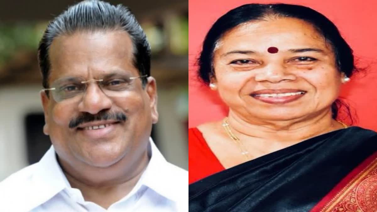 Court News  Court notice to EP Jayarajan and PK Sreemathy  AKG Center Bombing Case  AKG Center attack  AKG Center Bombing Case EP Jayarajan  AKG Center Bombing Case PK Sreemathy  കലാപാഹ്വാനം ഇപി ജയരാജനും പികെ ശ്രീമതിയ്ക്കും  ഇ പി ജയരാജനും പി കെ ശ്രീമതിയ്ക്കും നോട്ടിസ്‌  എകെജി സെന്‍റർ ബോംബക്രമണം  ബോംബക്രമണത്തെ തുടർന്നുള്ള കലാപാഹ്വാനം  പായ്‌ചിറ നവാസിന്‍റെ ഹർജി  തിരുവനന്തപുരം ജില്ലാ കോടതിയുടെ നോട്ടിസ്  കഴിഞ്ഞവർഷം നടന്ന എകെജി സെന്‍റർ ബോംബാക്രമണം  വസ്‌തുതാവിരുദ്ധമായ കാര്യങ്ങൾ പ്രചരിപ്പിച്ച്  ജില്ലാ കോടതിയിൽ റിവിഷൻ ഹർജിയുമായി  തിരുവനന്തപുരം കണ്‍റോണ്‍മെന്‍റ്‌ പൊലീസ് സ്‌റ്റേഷനിൽ  മജിസ്ട്രേറ്റ് കോടതിയുടെ ഉത്തരവിനെതിരെ  AKG Center Attack Case  EP Jayarajan and PK Sreemathy in AKG Center Attack