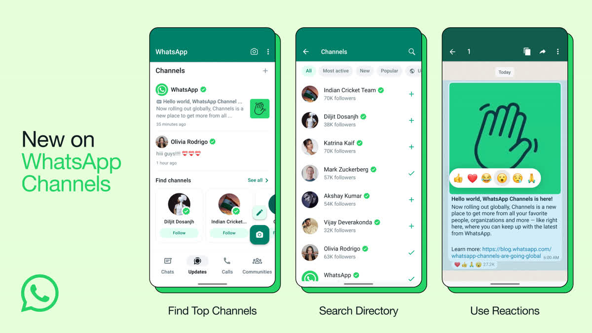 WhatsApp launches Channels