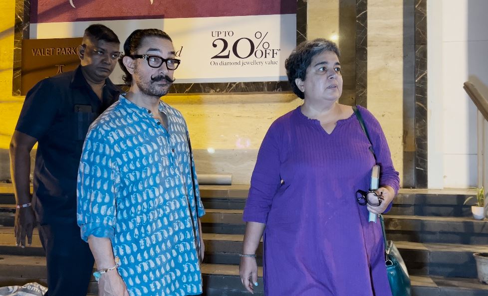 Aamir Khan snapped with ex-wife Reena Dutta in Mumbai, check out pics