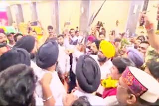 BJP MLA waved sword