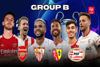 Group stage analysis and predictions  Champions League 2023 24  ചാമ്പ്യൻസ് ലീഗ്  യുവേഫ ചാമ്പ്യൻസ് ലീഗ്  UEFA Champions League Group B  Group B analysis and predictions  Arsenal vs Sevilla  ആഴ്‌സണൽ  സെവിയ്യ  ലെൻസ്  പിഎസ്‌വി ഐന്തോവൻ  Seko Fofana and Loïs Openda  Arsenal team preview  Arsenal vs Sevilla  സെവിയ്യ