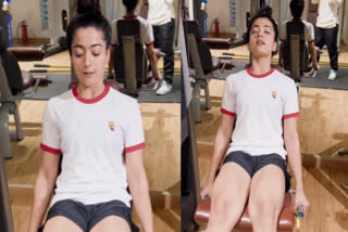 Rashmika Mandanna's work out video