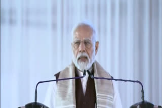 PM Narendra Modi addressing an event in Chhattisgarh
