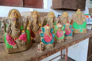 Ganesh Murti Made Of Cow Dung