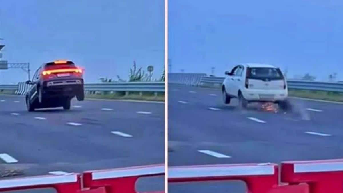 video-shows-cars-airborne-on-delhi-vadodara-expressway-contractor-fined-50-lakh-officials-terminated