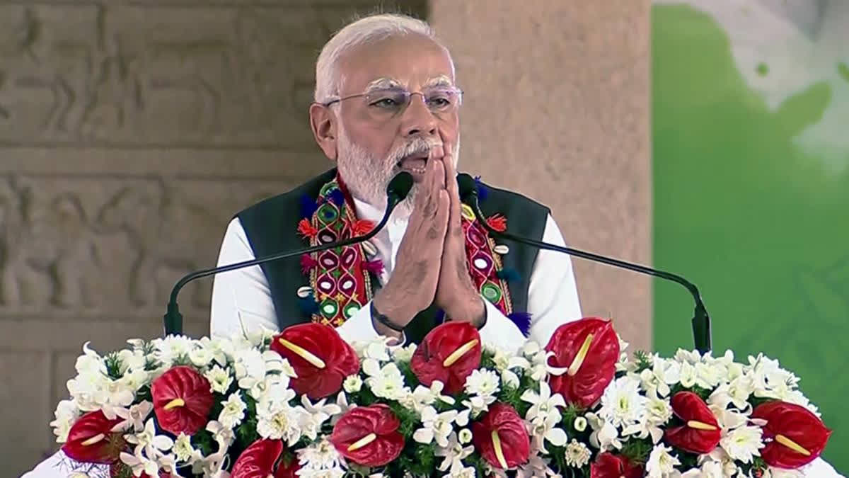 Prime Minister Modi criticizes NC PDP and Congress while addressing public gathering in In Doda