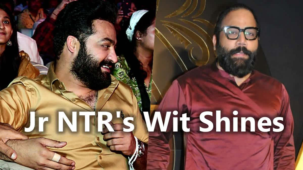 In the latest promotional video for Devara: Part 1, Jr NTR humorously roasts filmmaker Sandeep Reddy Vanga about the film's runtime. Scroll ahead for sneak peek from Devara's latest promotional asset.