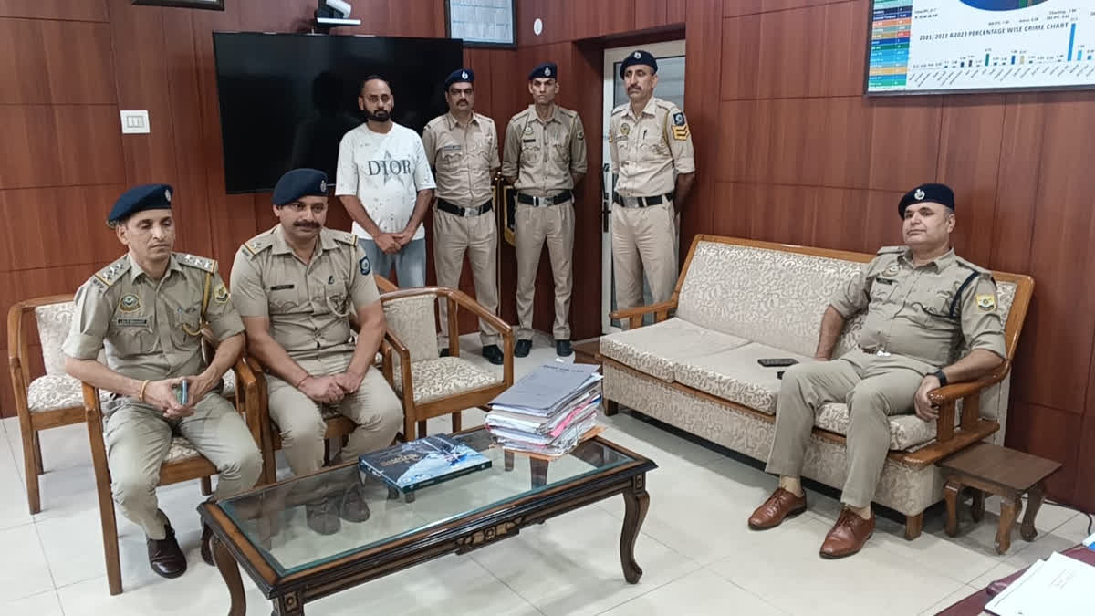 पुलिस ने चिट्टा तस्कर कुलविंदर को किया गिरफ्तार