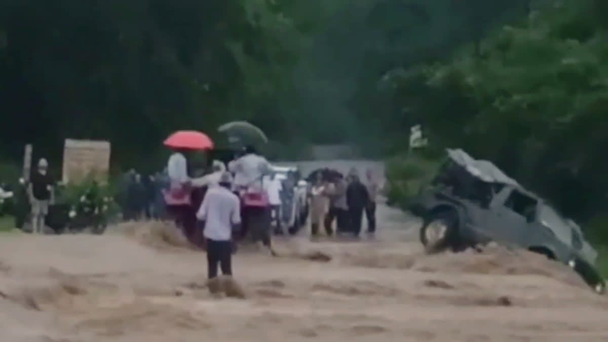 Monsoon fury continuing in Uttarakhand.