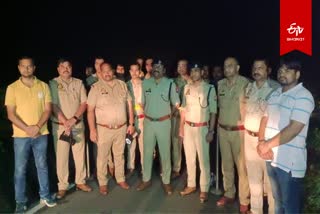 आगरा में पुलिस मुठभेड़.