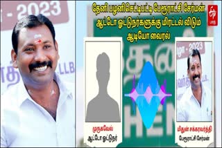 பேரூராட்சி சேர்மன்  மிதுன் சக்கரவர்த்தி, ஆடியோ தொடர்பான கோப்புப்படம்