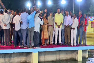 Minister TG Bharat Inspected the Vinayaka Immersion Arrangements