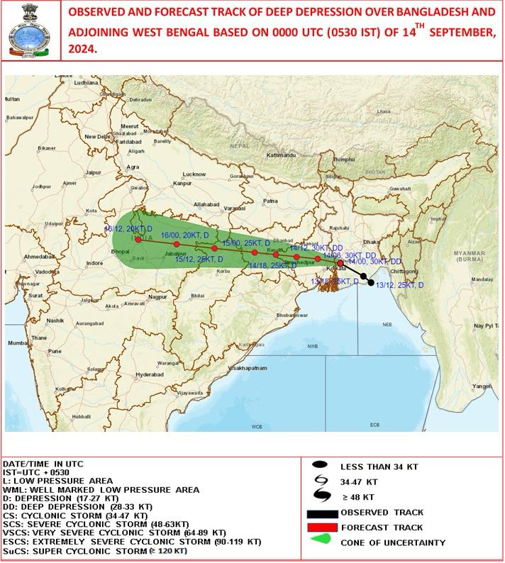 Yellow and orange alert of rain in many districts of Jharkhand