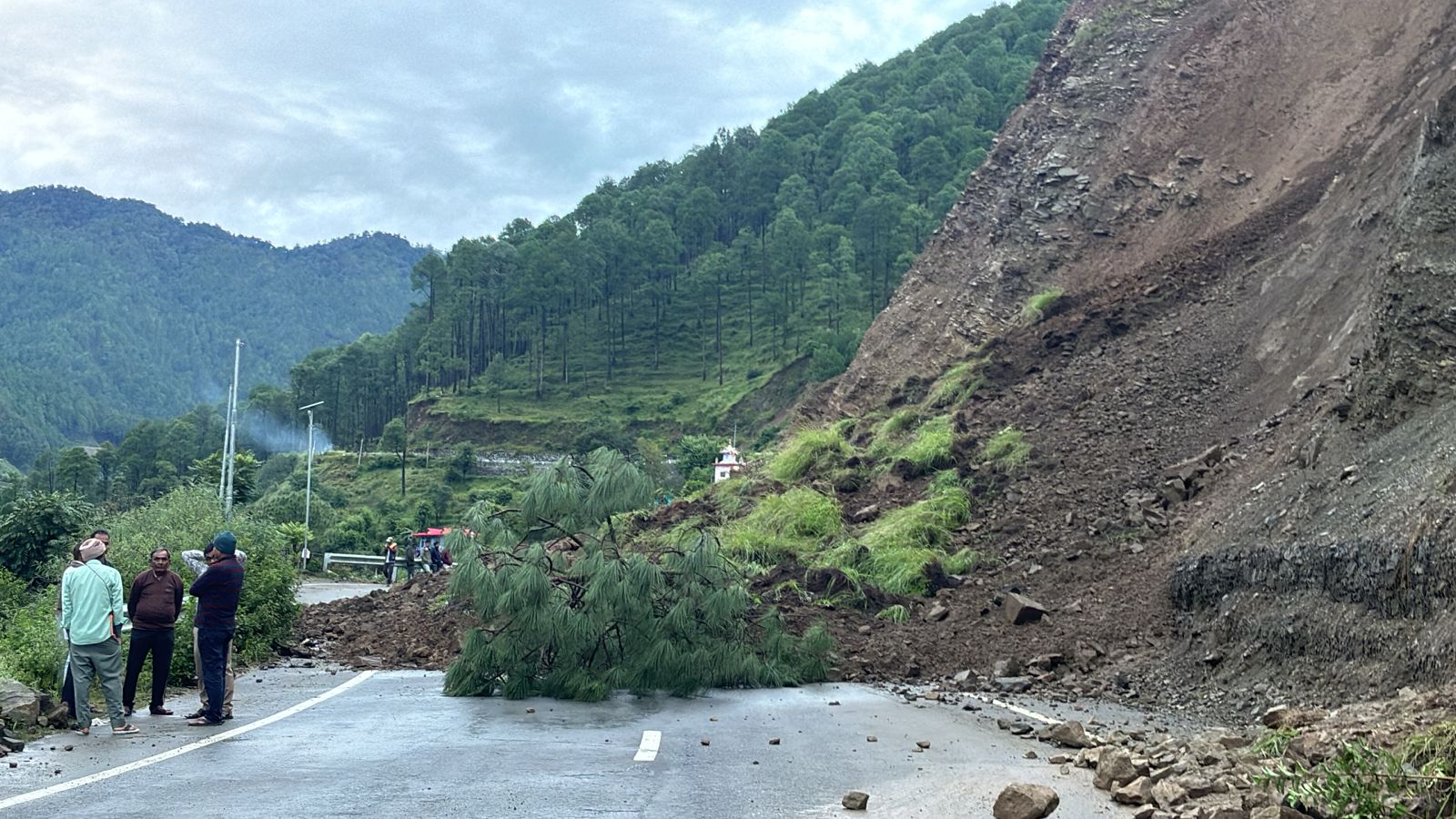 Monsoon fury continuing in Uttarakhand.