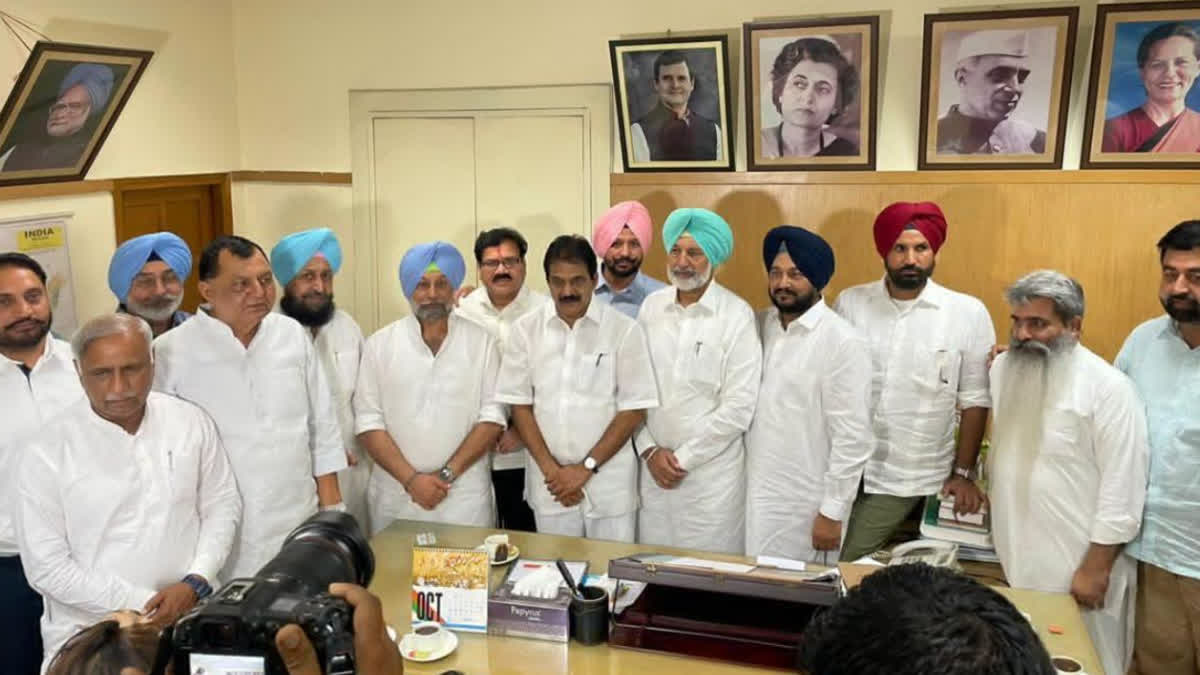 The senior leaders who left the Congress and joined the BJP returned to the Punjab Congress again