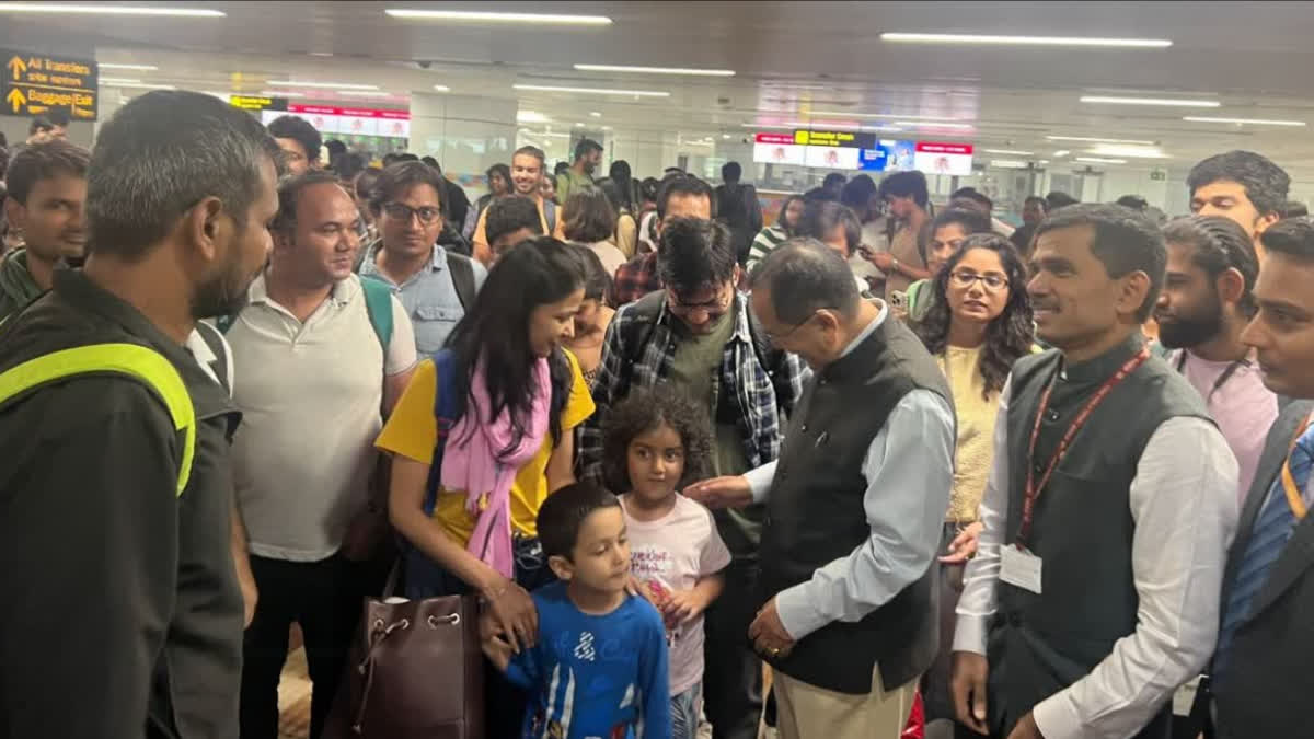 MANY THANKS TO EAM JAISHANKAR INDIAN GOVERNMENT SAY INDIANS AS SECOND FLIGHT CARRYING STRANDED CITIZENS IN ISRAEL ARRIVES IN DELHI