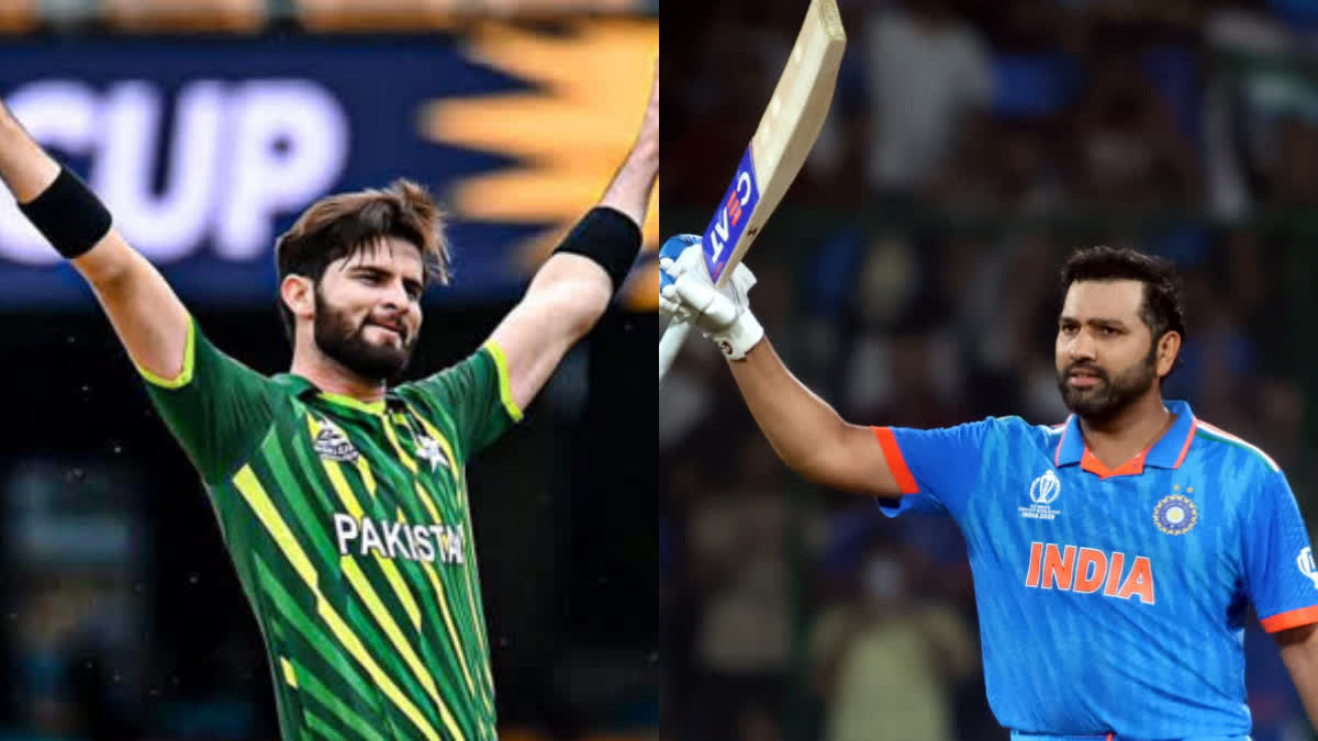 Shaheen Shah Afridi on Rohit Sharma  Cricket World Cup 2023  India vs Pakistan  ഷഹീൻ ഷാ അഫ്രീദി  രോഹിത് ശര്‍മ  ഏകദിന ലോകകപ്പ് 2023  ഇന്ത്യ vs പാകിസ്ഥാന്‍