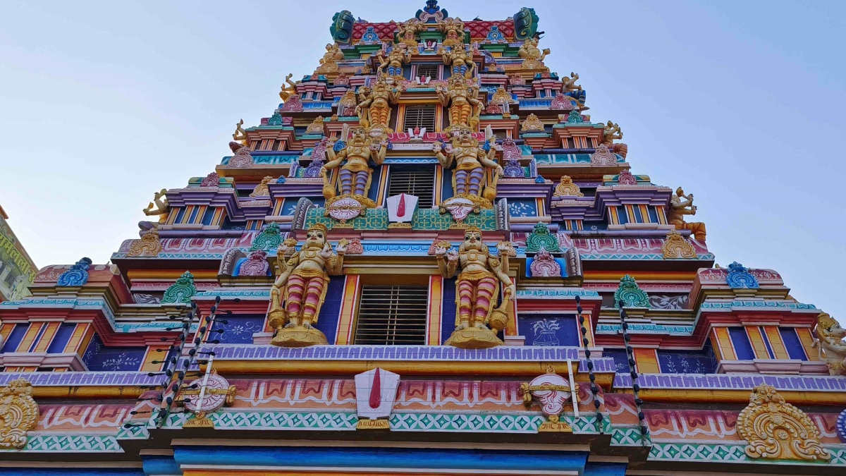 Southern style Venkateswara Swamy and Meenakshi Temple in Ayodhya