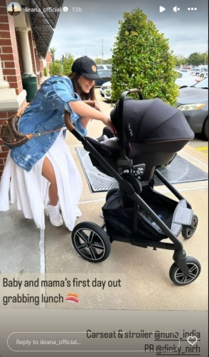 Ileana D'Cruz is all smiles as she steps out with son Koa Phoenix Dolan for first time