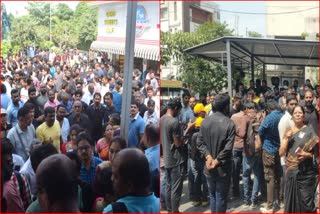 IT Employees Protesting Chandrababu Arrest