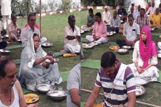 Women offerings to their family members