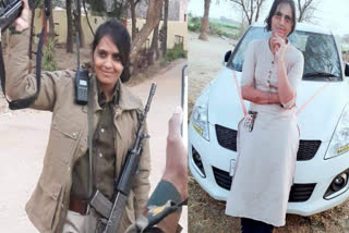 Lady constable suspended in Pratapgarh