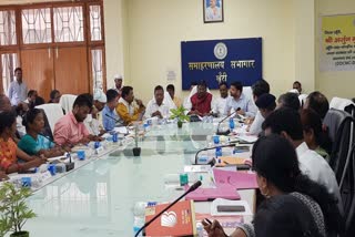 Union Minister Arjun Munda attended monitoring committee meeting in Khunti