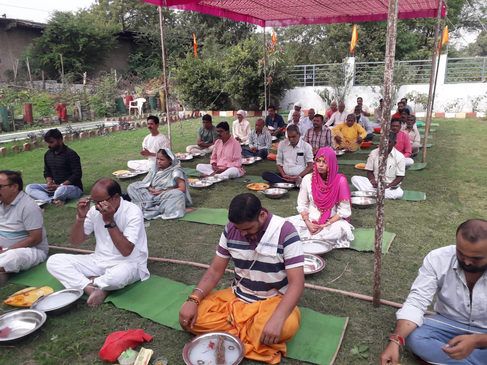 Tarpan performed at Subhash Nagar Vishram Ghat