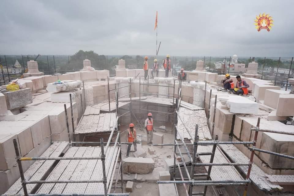 अयोध्या में राम मंदिर निर्माण.
