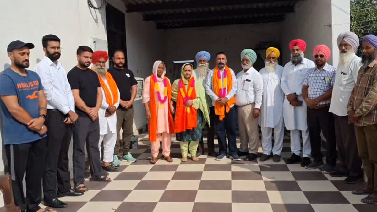 Harjit Kaur became Sarpanch of Salempura village unanimously In Amritsar