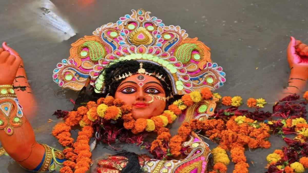 The five-day-long Durga Puja ended peacefully with religious fervour, excitement and festivity in Cuttack City on Sunday.