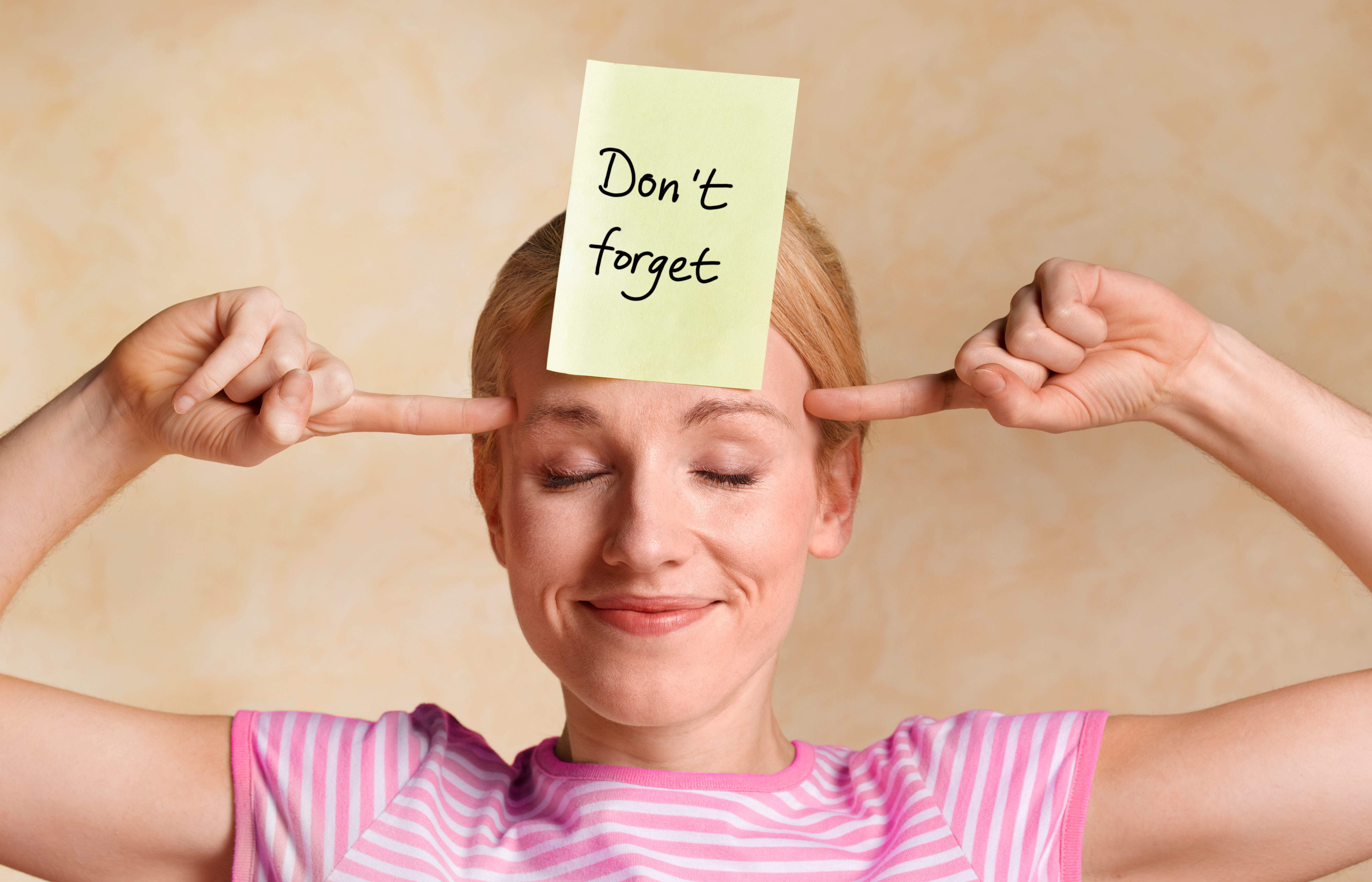 Using stickers or sticky notes, will help you rethink your actions.